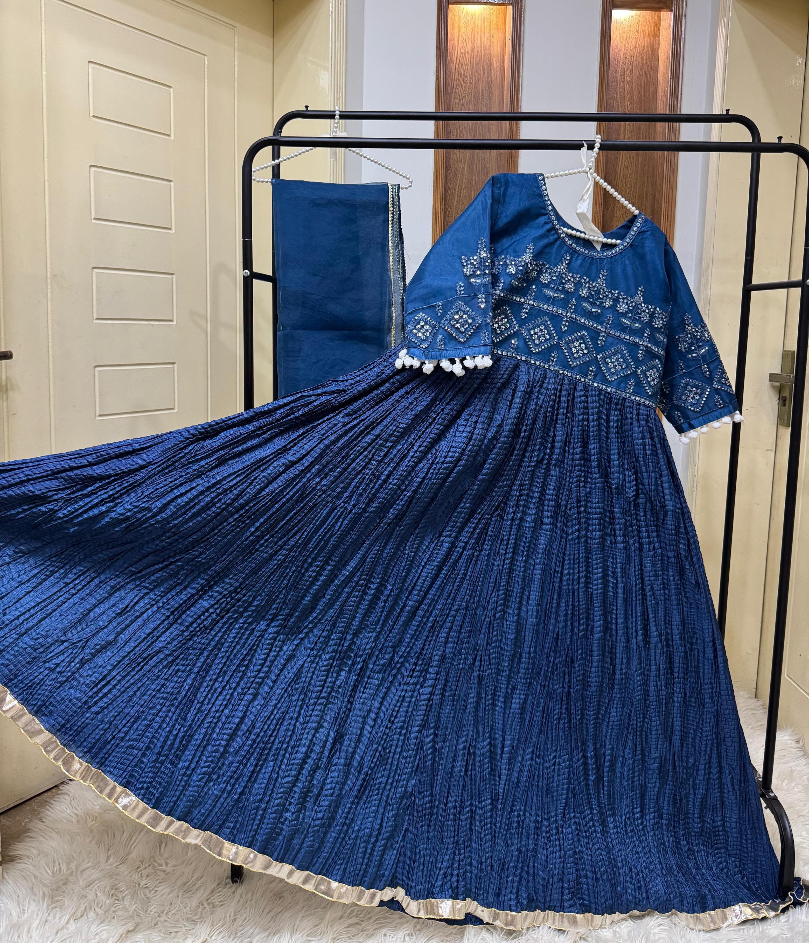 Embellished Sequin Organza Frock – Eid Festive Collection