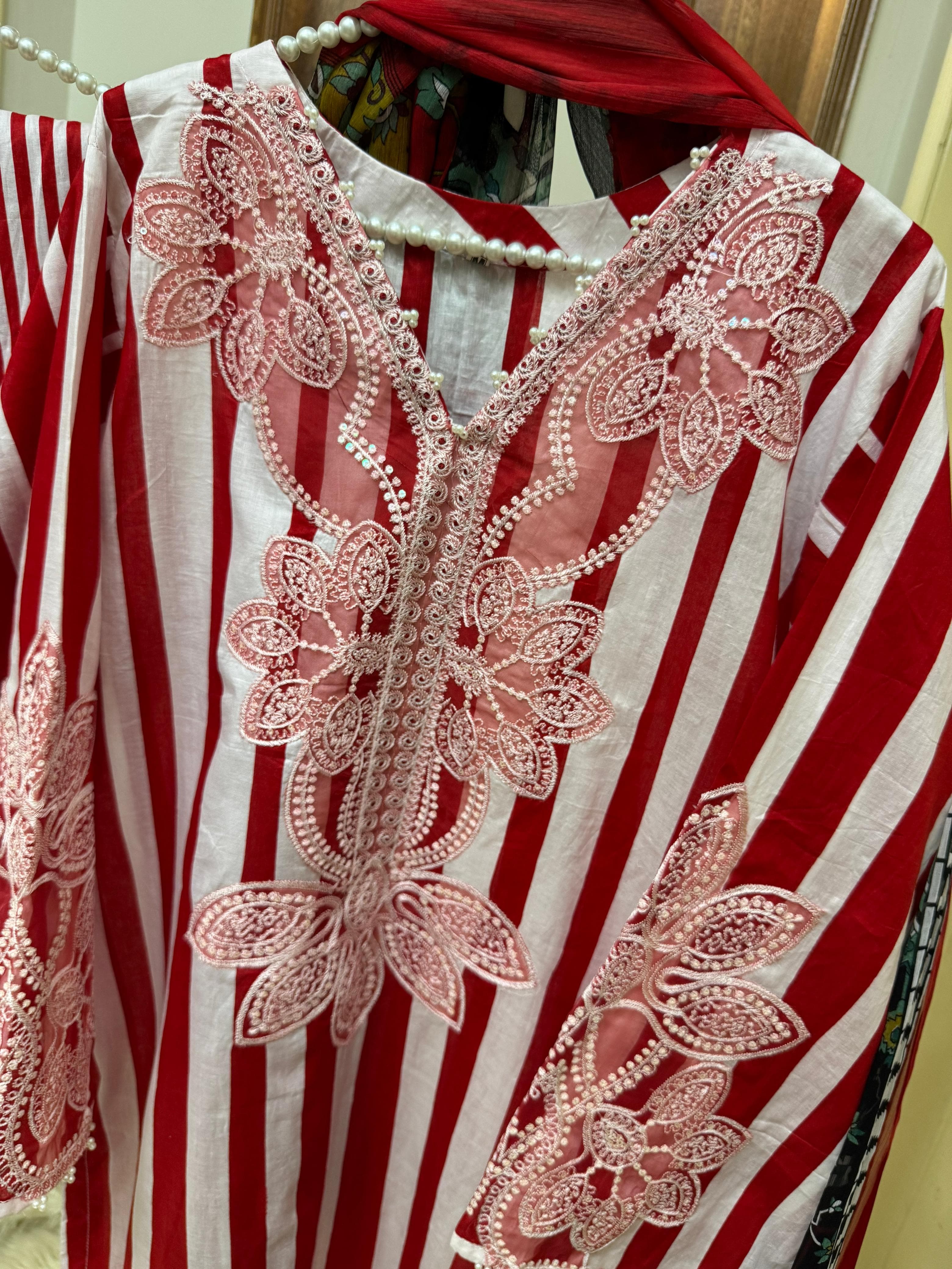 Luxury Digital Printed Lawn 3PC Suit – Embroidered Shirt | Chiffon Dupatta | Rready to Wear